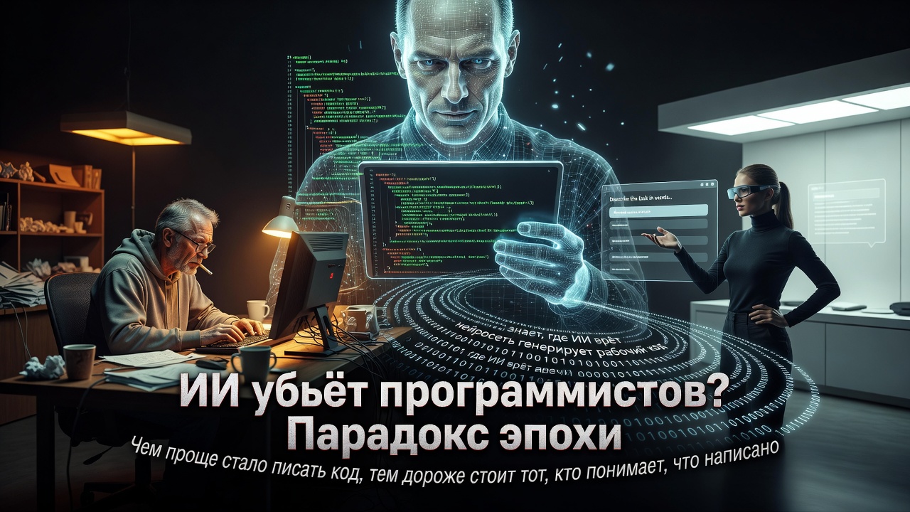 ИИ убьёт программистов? Парадокс эпохи