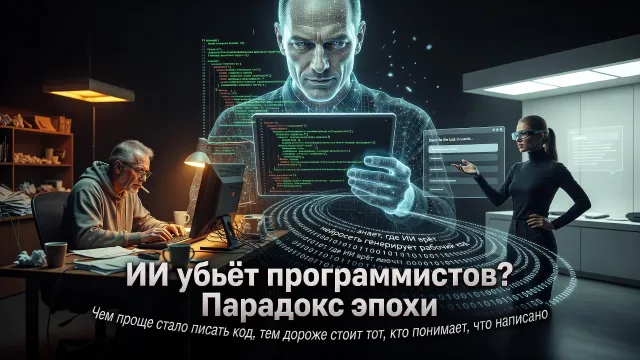 ИИ убьёт программистов? Парадокс эпохи